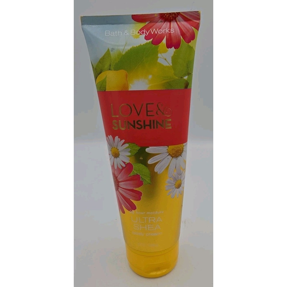Bath & Body Works Love & Sunshine Ultra Shea Body Cream 8 oz Rare Discontinued